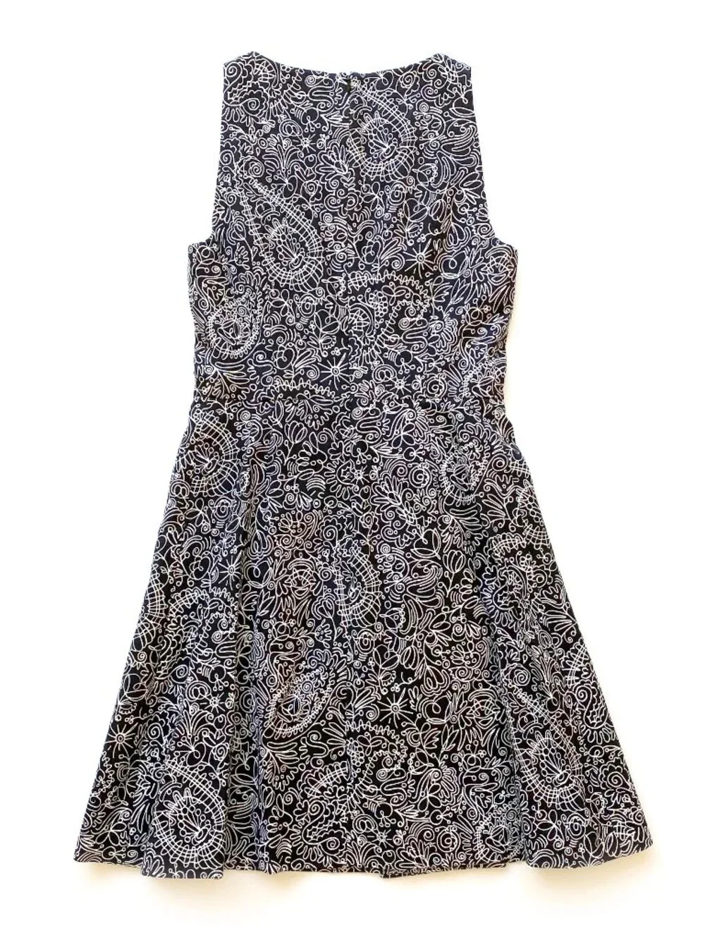 Tory Burch Silk Cotton Faux Wrap Sleeveless Dress Size 2